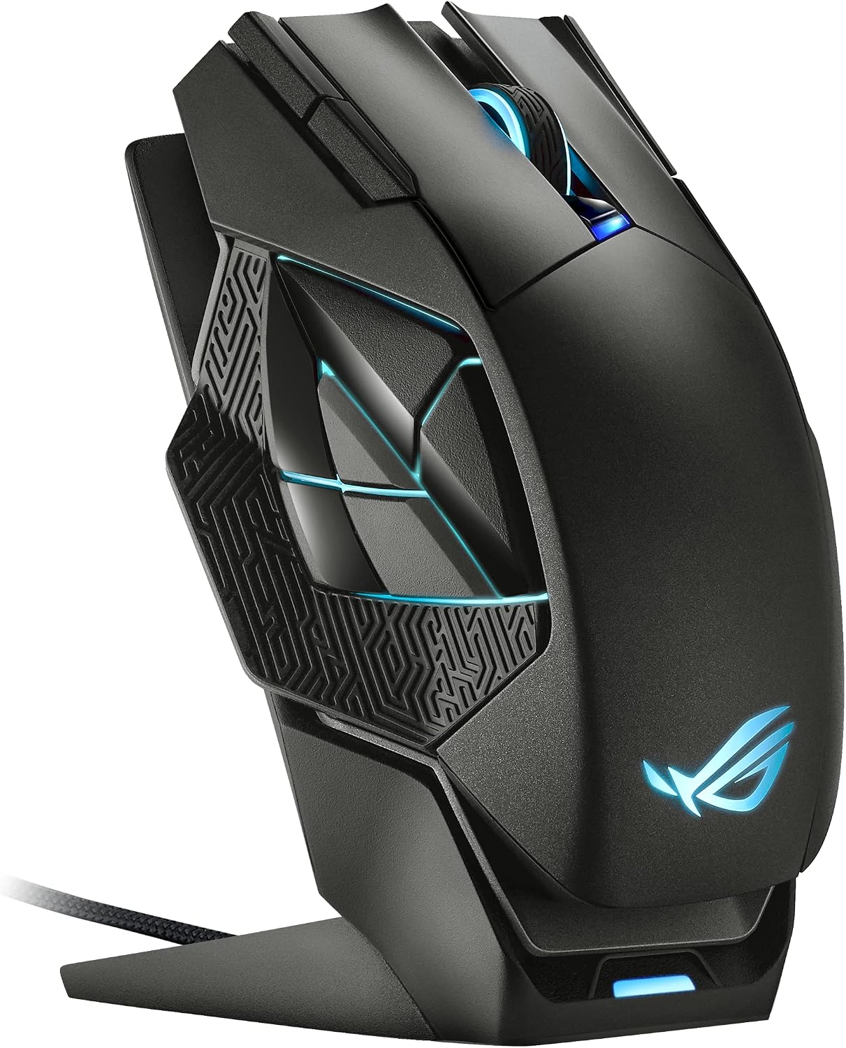 ASUS ROG Strix Scope II 96 Wireless Gaming Keyboard & ROG Spatha X Wireless Gaming Mouse (Magnetic Charging Stand
