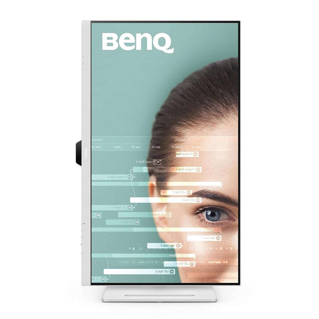 BenQ GW3290QT Productivity Monitor 32' 1440p | IPS| Eye-Care Tech | 99% sRGB | Brightness Intelligence | Noise-Cancelling Mic & Speakers | Ergonomic | USB-C (65W) | USB Hub | DaisyChain,White