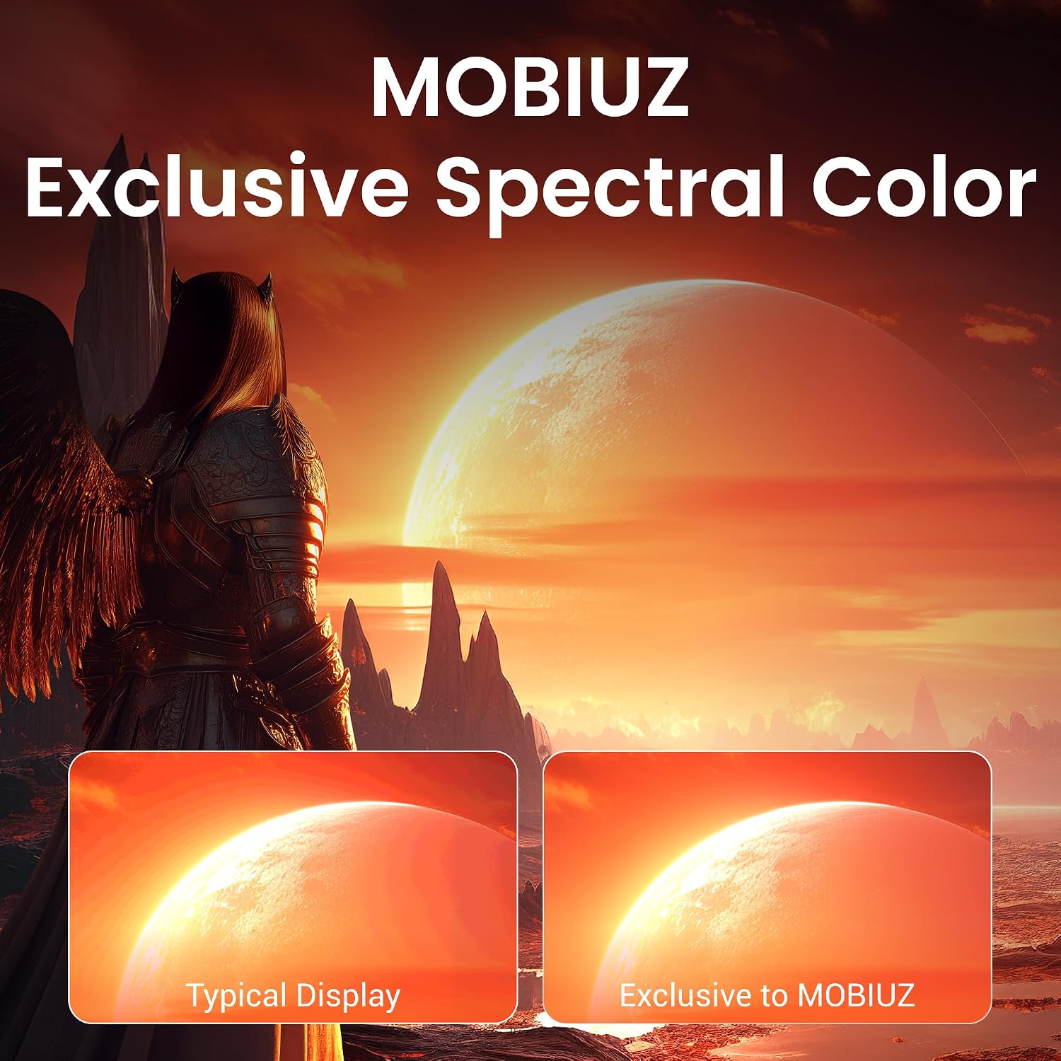 BenQ MOBIUZ EX271QZ 27' Gaming Monitor, 3rd Gen QD-OLED, 500Hz, 0.03ms, HDMI2.1, USB-C, VESA DisplayHDR True Black 500, MOBIUZ Color Tuning, eARC, 3-Year OLED Warranty