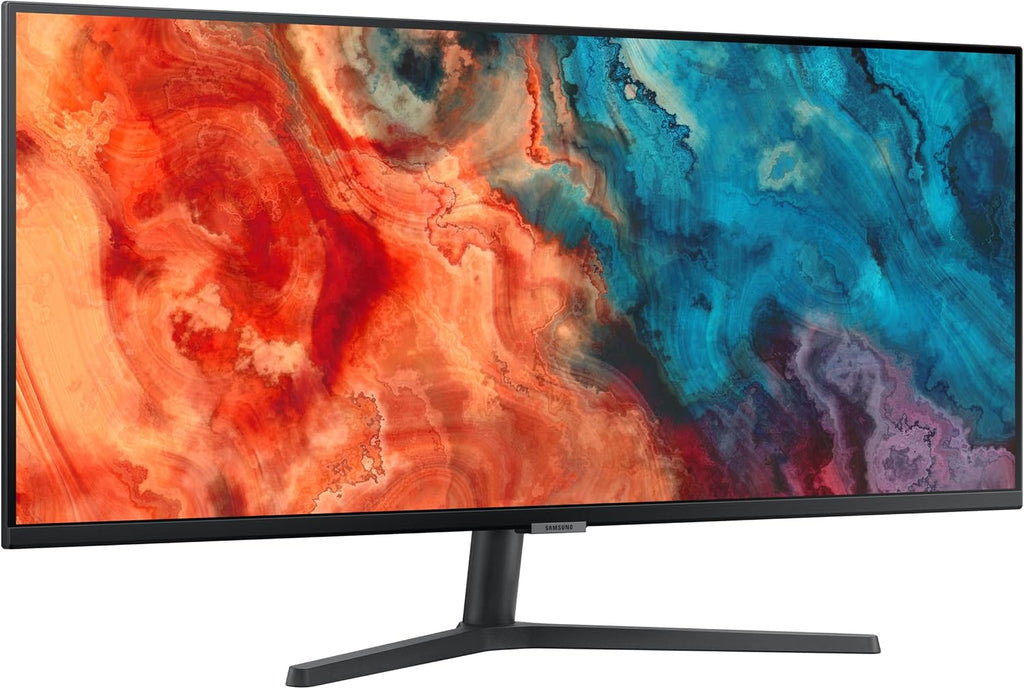 Samsung 34' ViewFinity S50GC Series Ultrawide QHD Monitor, 100Hz, 5ms, HDR10, AMD FreeSync, Ultrawide Screen, Eye Care, Thin Bezels, PIP, PBP, LS34C50DGANXZA, 2023, Black