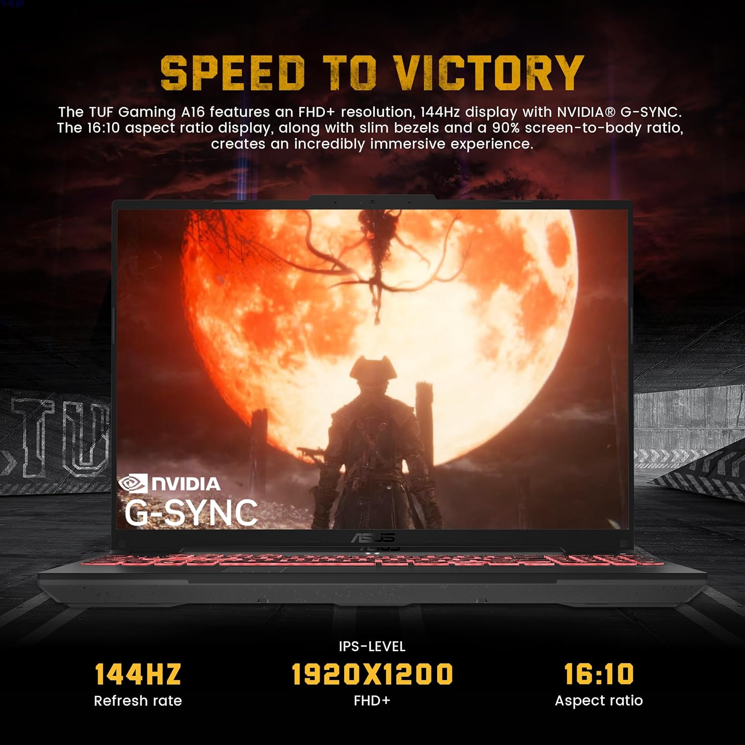ASUS TUF A16 16' WUXGA 144Hz Gaming Laptop, AMD Ryzen 7 7445HS, GeForce RTX 4050 Graphics, 64GB DDR5, 2TB SSD, 1-Zone RGB Backlit Keyboard, Copilot, Wi-Fi 6, Win 11, Gray, 1TB Docking Station Set