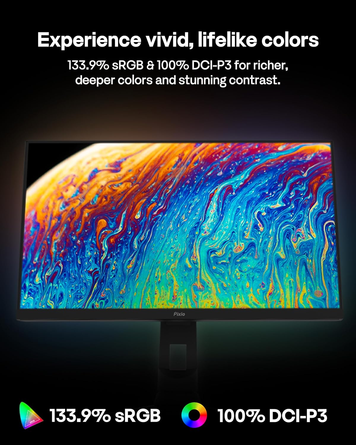 Pixio PX248 PRO V2 24 inch 200Hz Refresh Rate FHD 1080p Resolution Fast IPS Panel 1ms GTG Response Time Gaming Monitor