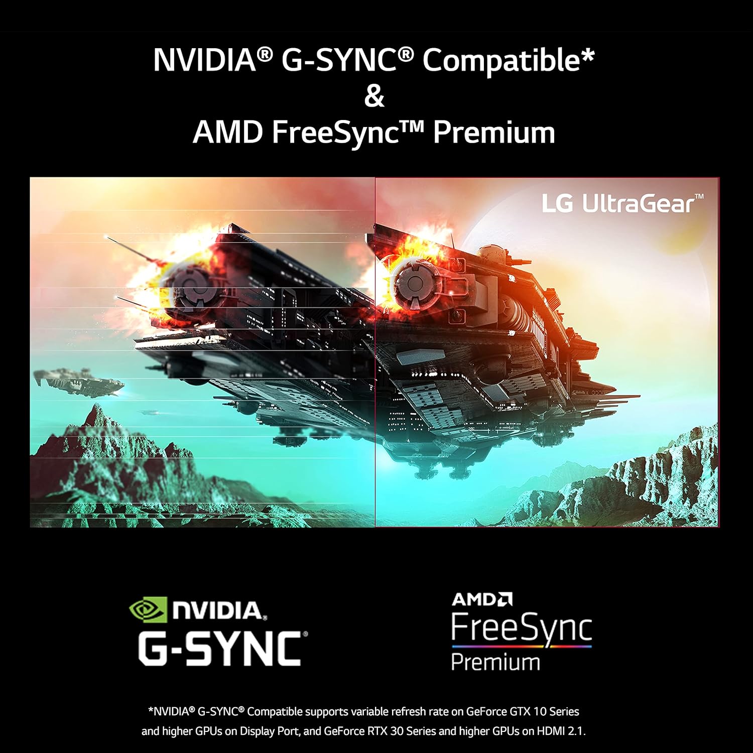 LG 27' Ultragear™ OLED QHD Gaming Monitor with 240Hz .03ms GtG & nVIDIA® G-SYNC® Compatible