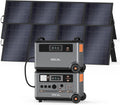 OSCAL 7200Wh Portable Power Station PowerMax 6000 with 2x400W Solar Panel, 120/240V Solar Generator, Max 6000W AC Outlets (9000W Peak), LiFePO4 Battery Power Station for Home, Camping, RV, Emergency