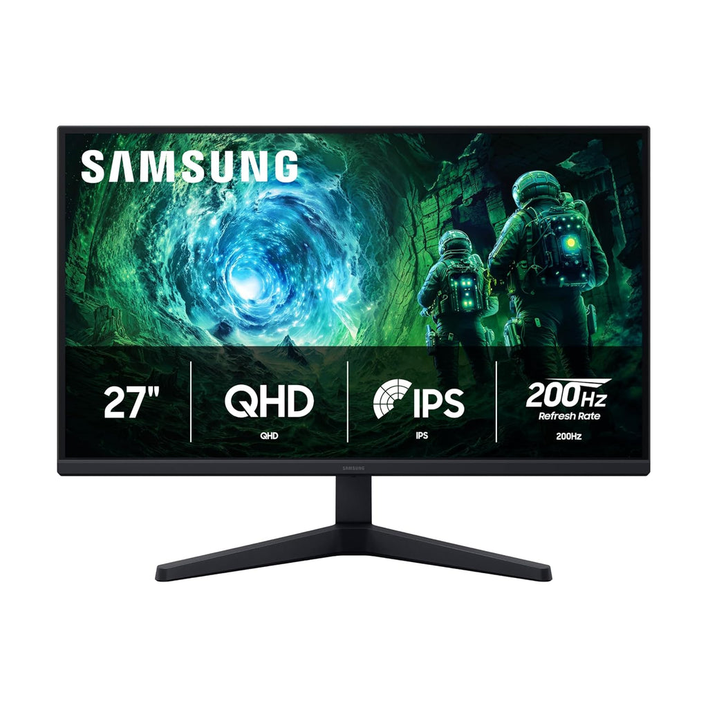 SAMSUNG 27' Odyssey G5 G53F QHD Resolution Gaming Monitor, HDR10, 200Hz Refresh Rate, IPS Panel, AMD FreeSync™ Premium, Black Equalizer, Auto Source Switch, LS27FG53DENXZA