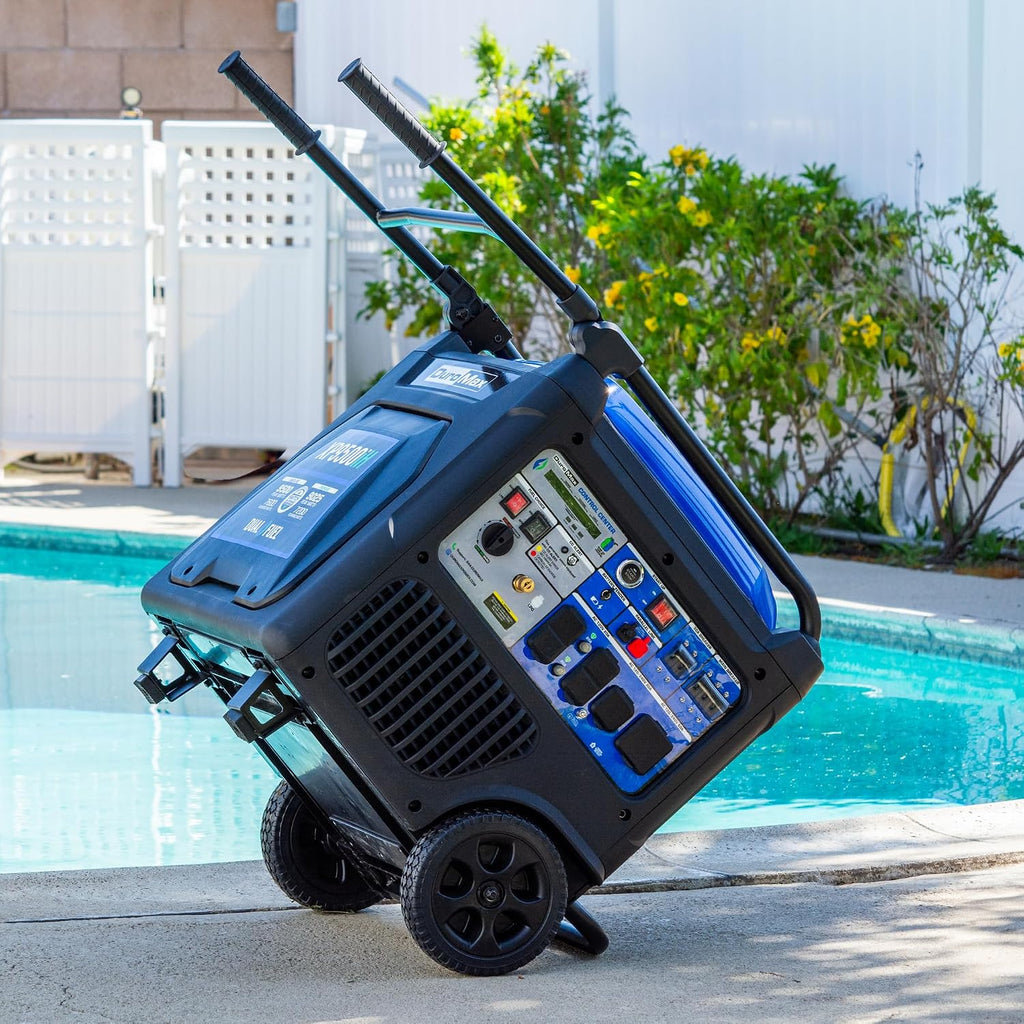 DuroMax XP9500iH 9,500-Watt Dual Fuel Portable Digital Inverter Generator - Gas & Propane, Remote Electric Start, RV & Emergency Ready