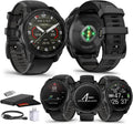 Garmin Tactix 8 47mm AMOLED Display Smart Watch, Built-in Flashlight, 16 Days Battery Life, Premium Tactical GPS Smartwatch, Includes Applied Ballistics Ultralight Solver Bundle