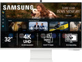 Samsung 32' Smart Monitor M8 (M80F) 4K UHD Display, Samsung Vision AI, Smart TV Apps, Gaming Hub, USB-C, HDMI and USB-A, White, LS32FM803UNXZA, 2025