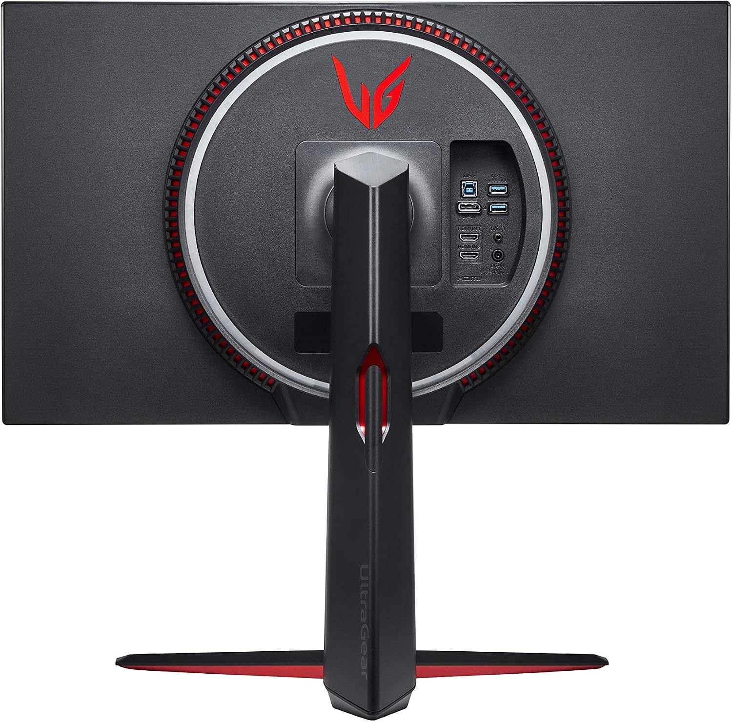 LG 27GN950-B Ultragear Gaming Monitor 27' UHD (3840 x 2160) Nano IPS Display, 1ms Response Time, 144Hz Refresh Rate, G-SYNC Compatibility, AMD FreeSync Premium Pro, Tilt/Height/Pivot Adjustable Stand