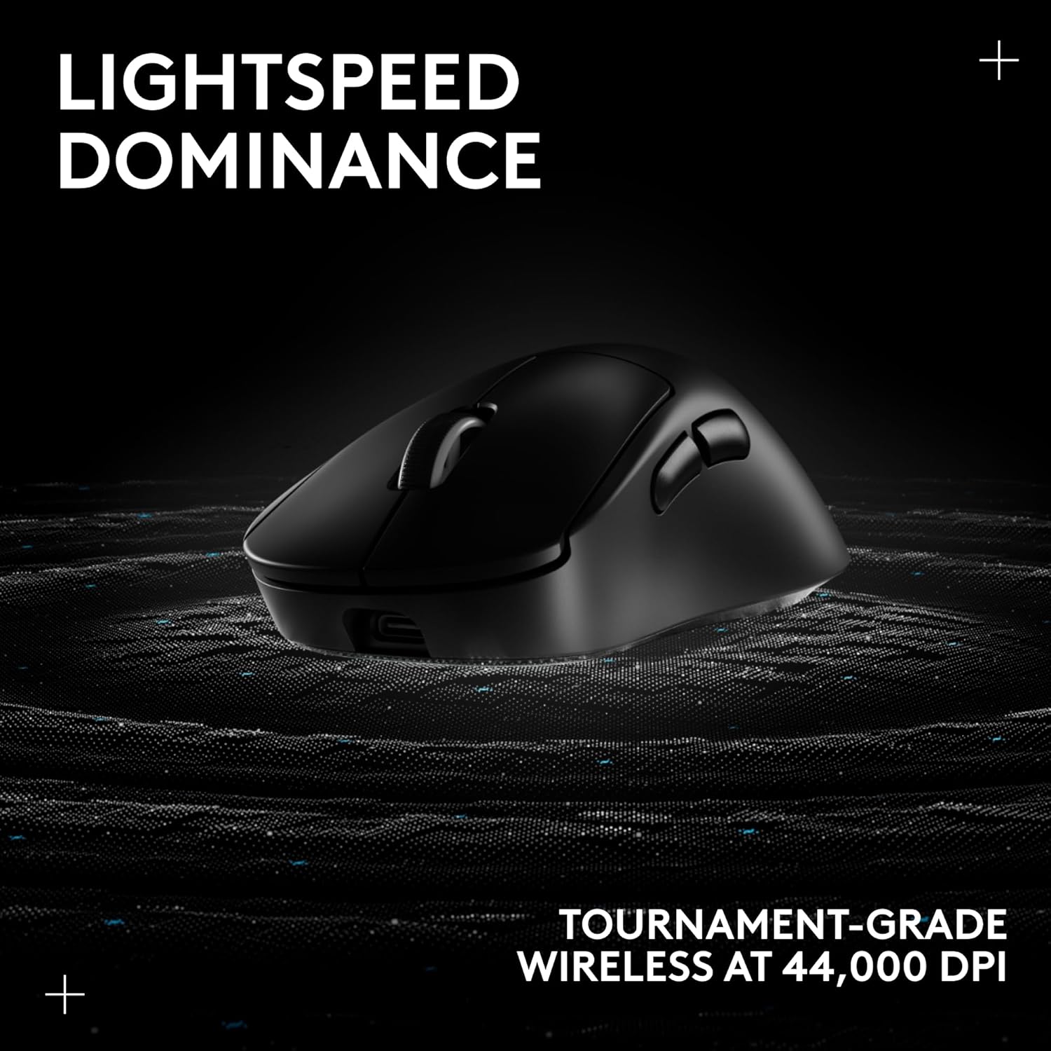 Logitech G PRO X Superlight 2 DEX Wireless Gaming Mouse, 60g pro-Grade Right-Handed Mouse with 5 programmable Buttons, USB-C Charging, 44k DPI Sensor, up to 8 kHz Polling for PC/Mac - Black (Renewed)