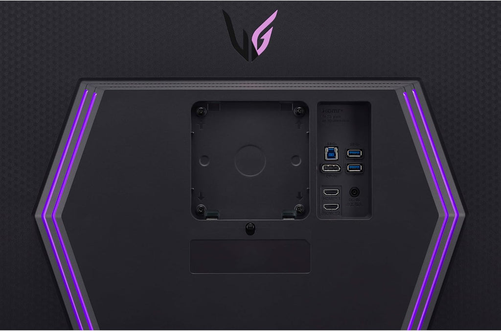 LG 27' Ultragear 4K UHD (3840x2160) Gaming Monitor, 144Hz, 1ms, VESA DisplayHDR 400, G-SYNC and AMD FreeSync Premium, HDMI 2.1, DisplayPort, 4-Pole HP Out DTS HP:X, Tilt/Height/Pivot Stand, Black