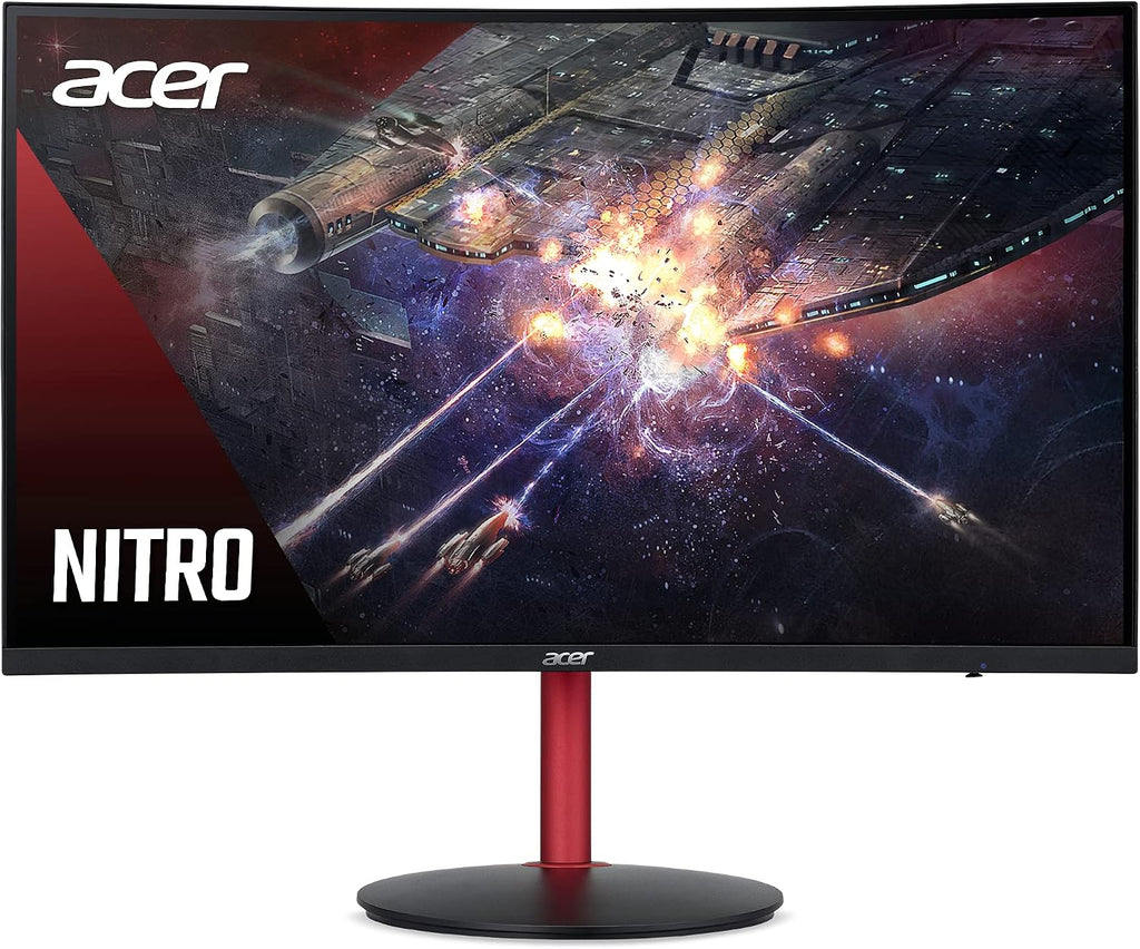 acer Nitro XZ272U Pbmiiphx 27' 1500R Curved Zero-Frame WQHD (2560 x 1440) Gaming Monitor | AMD FreeSync | Up to 165Hz | 4ms (G to G) | HDR 400 | 95% sRGB (1 x Display Port & 2 x HDMI 2.0 Ports)