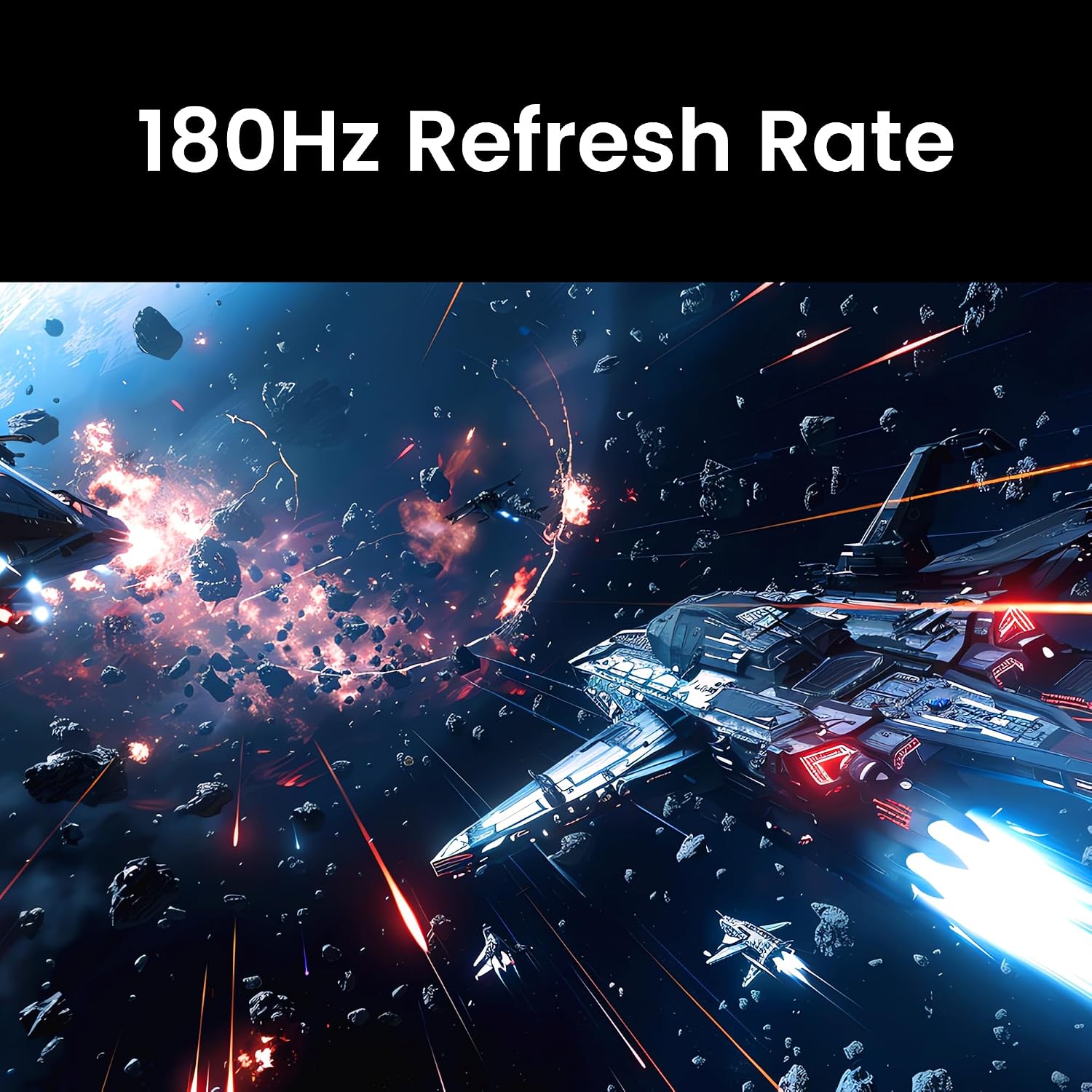 BenQ MOBIUZ EX271 27' FHD 180Hz Refresh Rate 1ms GTG, AMD FreeSync DP 1.2 HDMI 2.0 USB Hub Gaming Monitor 95% P3 AMD FreeSync AI Game Color Mode Game Color Database 2.5W Built-in Speakers