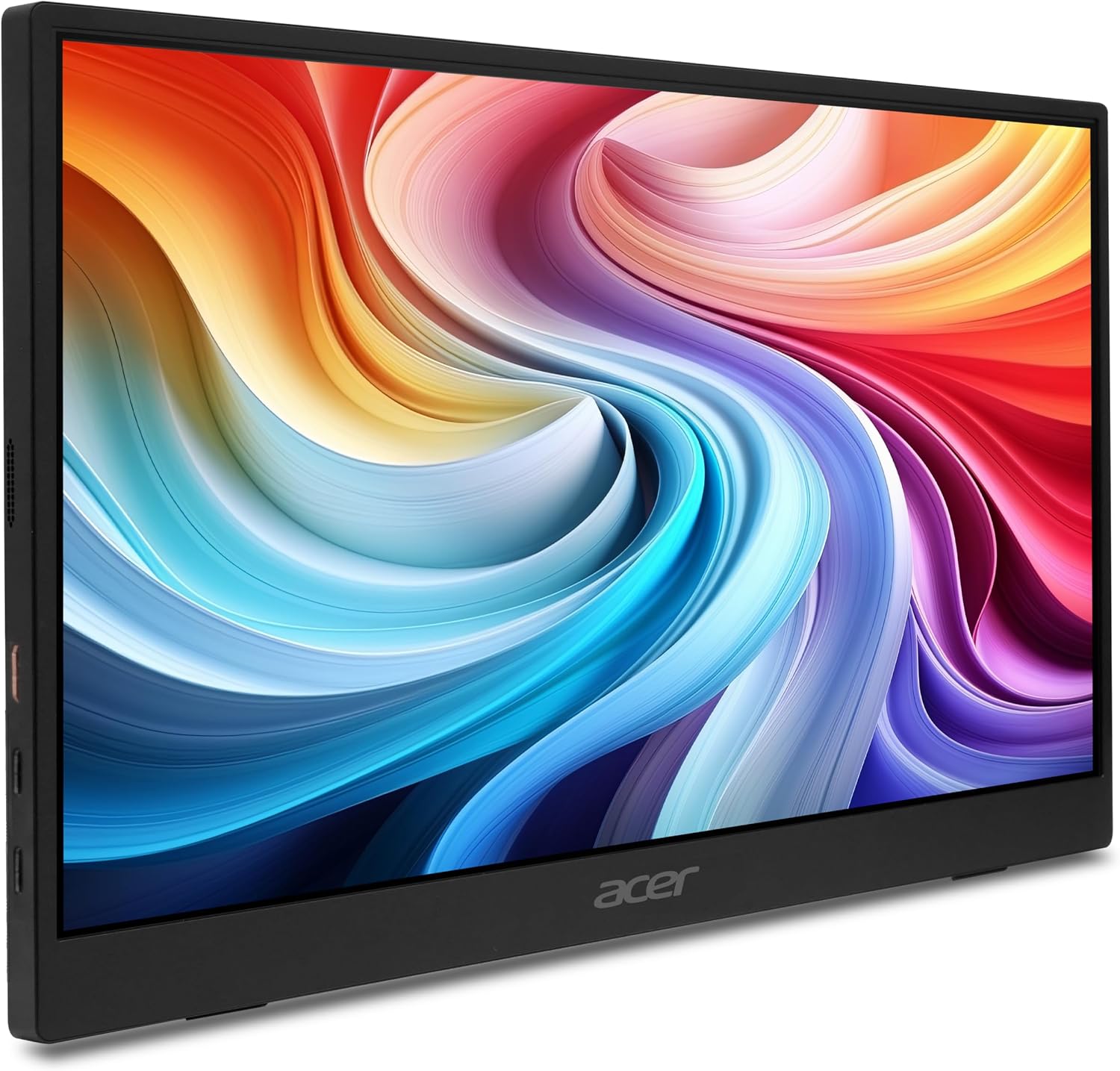 acer Nitro Portable Gaming Monitor | 15.6' FHD IPS | 165Hz | AMD FreeSync | Ultra Slim Design | External Monitor for Laptop PC/Mac | 2-USB Type-C Ports, 1-Mini HDMI & 1-Audio Out | PG161Q Pbmiuux