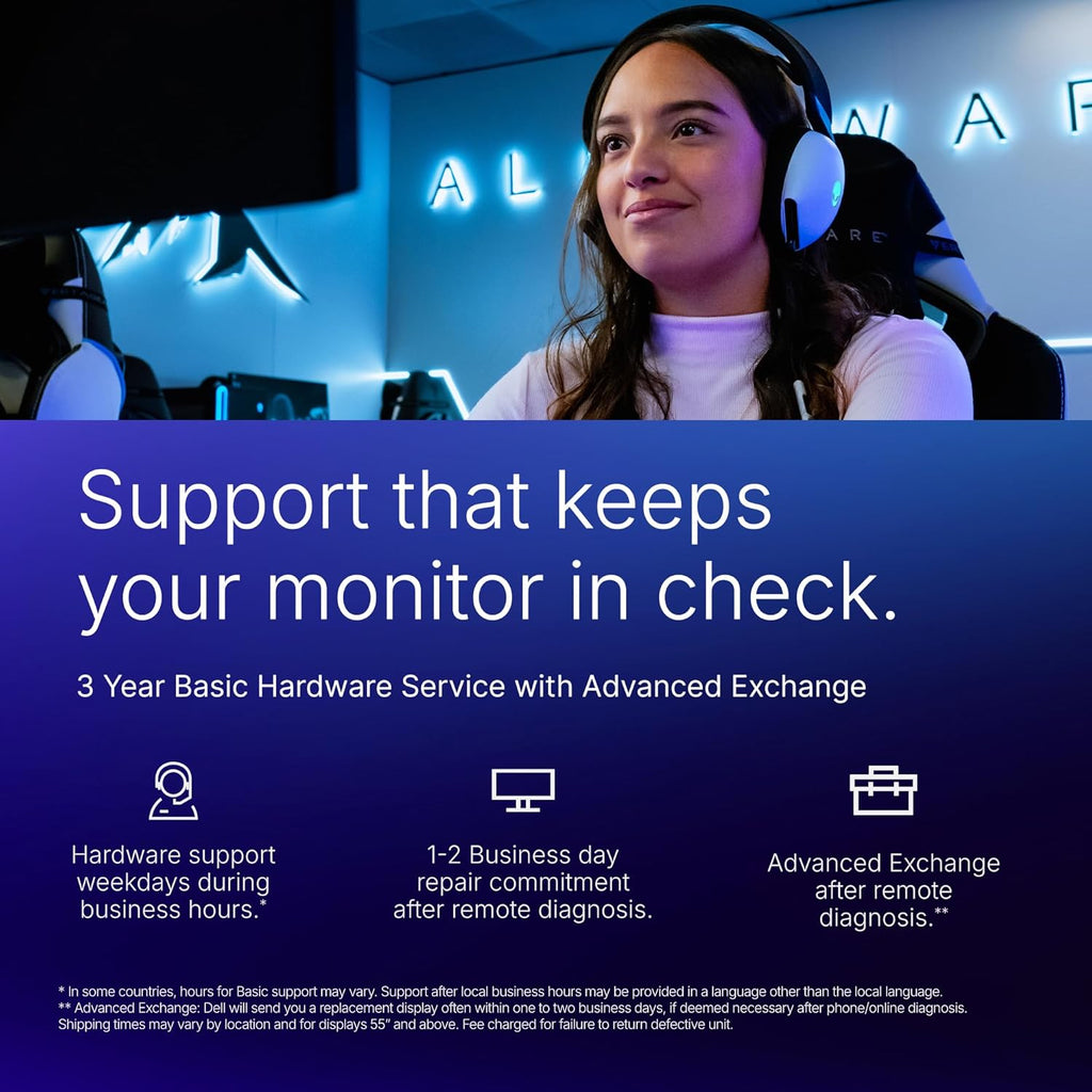 Alienware 34 240Hz QD-OLED Curved Gaming Monitor - AW3425DW - 34.2-inch WQHD (3440 x 1440) 0.03ms Display, 1800R Curve, AMD FreeSync Premium Pro, VESA AdaptiveSync, DisplayHDR TrueBlack 400