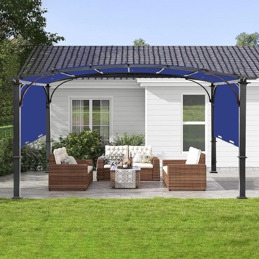 Pergola Canopy Replacement Cover for Lowe's Allen + Roth 10x10 Ft Freestanding Pergola, 200' x 103' Shade Cover, Compatible with Model #L-PG152PST-B,Cover Only (Blue)