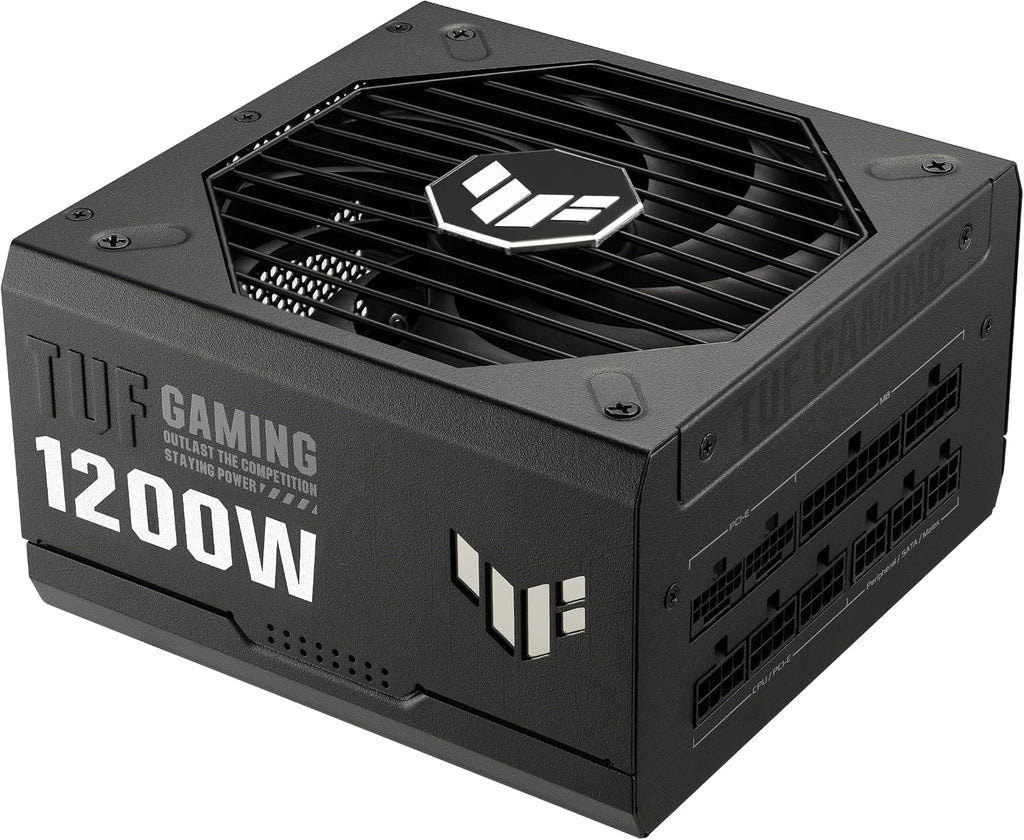 ASUS TUF Gaming 1200W Gold (1200 Watt, ATX 3.0 Compatible Fully Modular Power Supply, 80+ Gold Certified, Military-Grade Components, Dual Ball Bearing, Axial-tech Fan, PCB Coating, 10 Year Warranty)