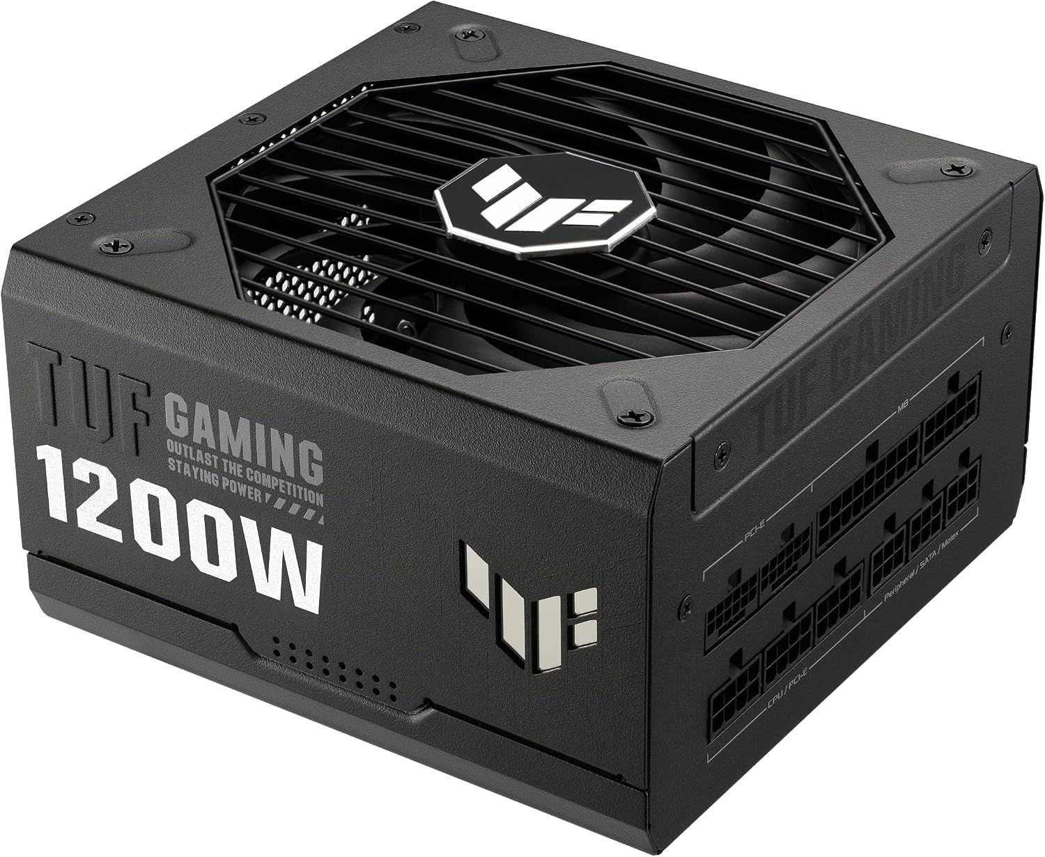ASUS TUF Gaming 1200W Gold (1200 Watt, ATX 3.0 Compatible Fully Modular Power Supply, 80+ Gold Certified, Military-Grade Components, Dual Ball Bearing, Axial-tech Fan, PCB Coating, 10 Year Warranty)