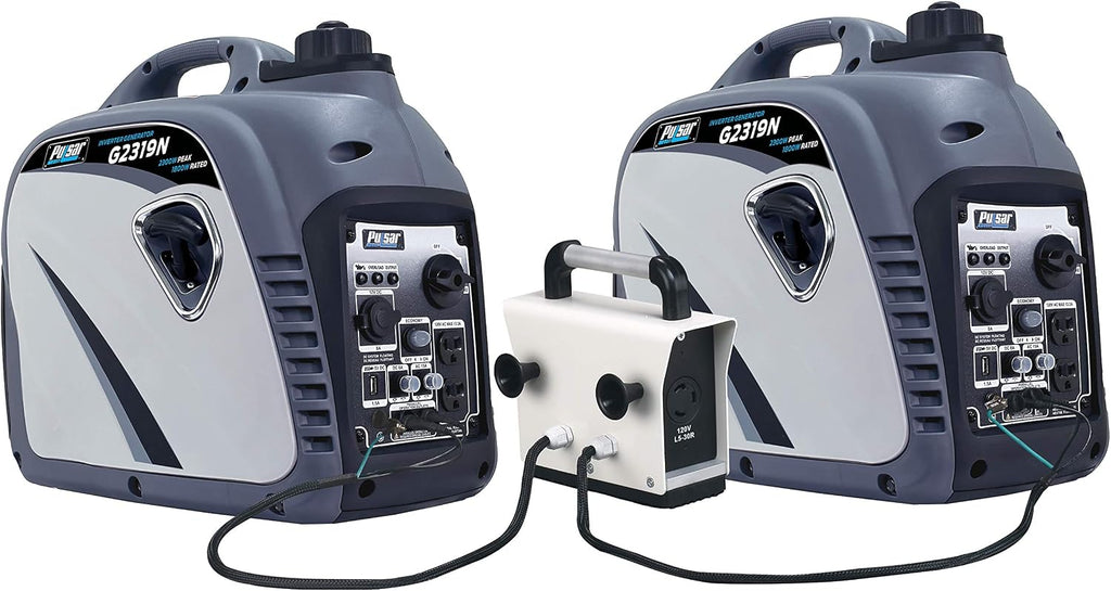 Pulsar 2,300W Portable Gas-Powered Quiet Inverter Generator With USB Outlet & Parallel Capability, Carb Compliant, G2319N