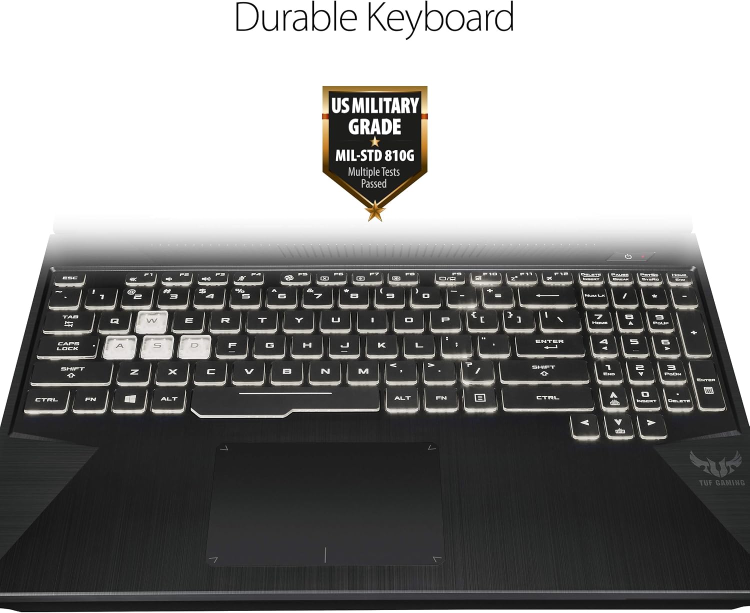 ASUS TUF Gaming Laptop, 15.6' Full HD IPS-Type, Intel Core i5-9300H, GeForce GTX 1650, 8GB DDR4, 512GB PCIe SSD, Gigabit Wi-Fi 5, Windows 10 Home, FX505GT-US52