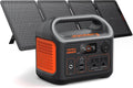 Jackery Solar Generator 300, 292Wh Backup LiFePO4 Battery with Solar Panel SolarSaga 100W, 300W Pure Sine Wave AC Outlet for RV Outdoors Camping Travel Blackout(Extension Cable Included)