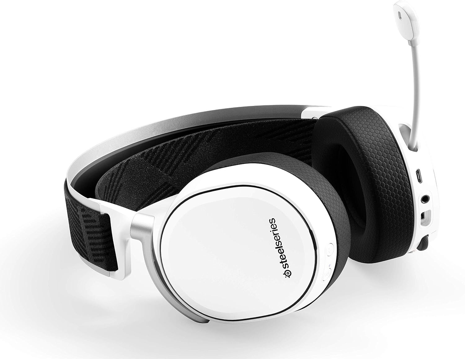 SteelSeries Arctis Pro Wireless - Gaming Headset - Hi-Res Speaker Drivers - Dual Wireless (2.4G & Bluetooth) - Dual Battery System - White