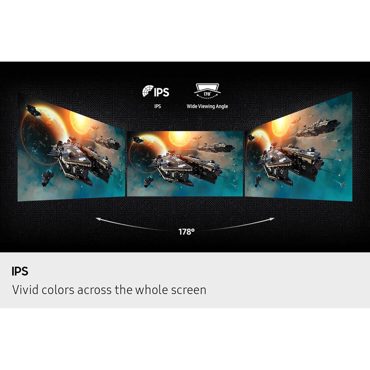 SAMSUNG 27' Odyssey G5 G53F QHD Resolution Gaming Monitor, HDR10, 200Hz Refresh Rate, IPS Panel, AMD FreeSync™ Premium, Black Equalizer, Auto Source Switch, LS27FG53DENXZA