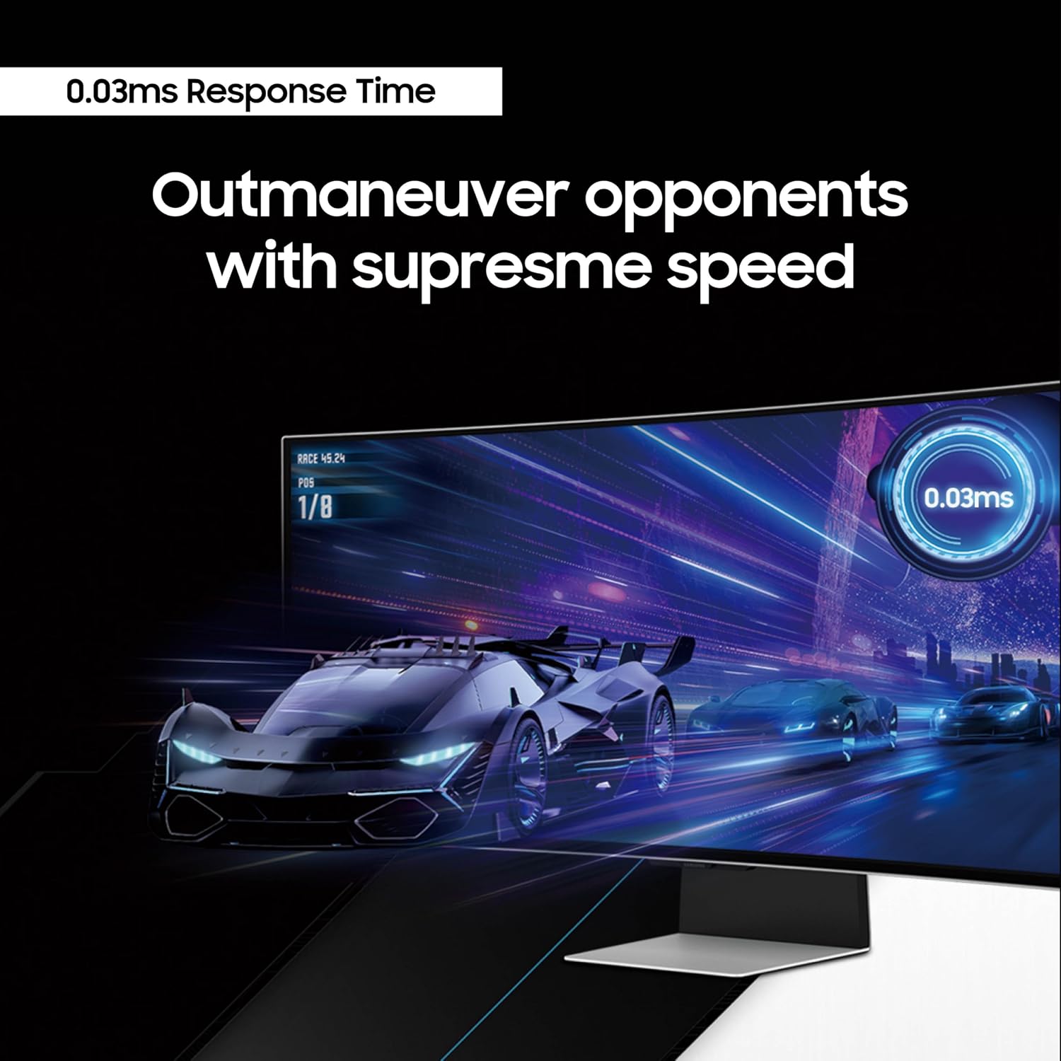 Samsung 34' Odyssey G85SB Series QD-OLED Ultra WQHD Curved Gaming Monitor, 175Hz, 0.03ms, DisplayHDR True Black 400, AMD FreeSync Premium Pro, Advanced Game Streaming, LS34BG850SNXZA