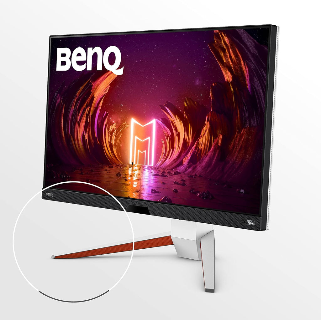BenQ MOBIUZ Gaming Monitor 27' 4K UHD 144Hz EX2710U 1ms w/Remote | IPS | HDRi | DCI-P3 | Freesync Premium Pro | Height, Swivel & Tilt | 2.1 Audio & Subwoofer | Noise-Cancelling Mic | HDMI 2.1