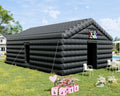 SPECRAFT 30x20x14 FT Large Inflatable Nightclub, Inflatable Tent for Parties with 2 Sides Escape Doors, Party Tent for Birthday Party/Outdoor Events, Black