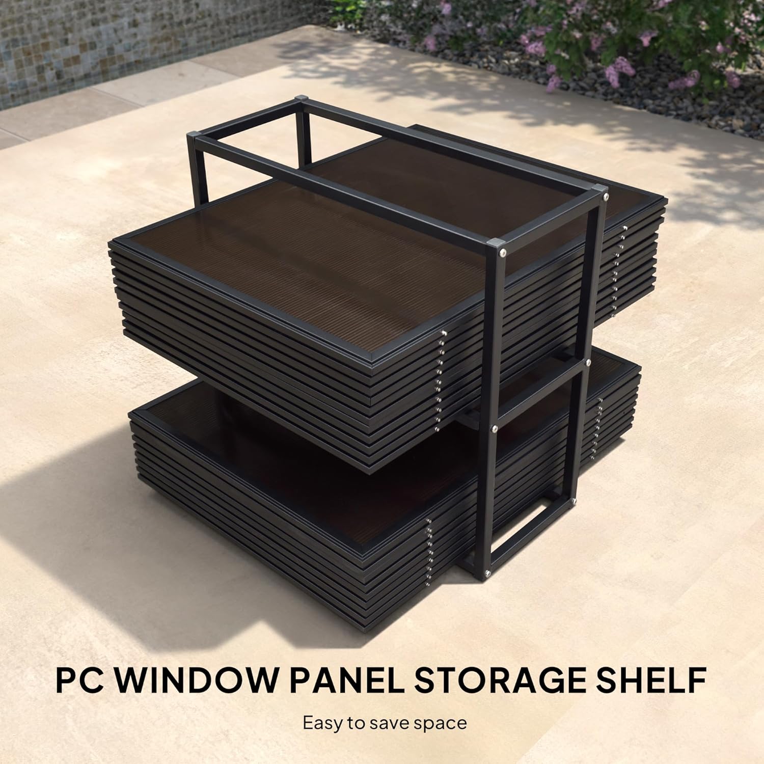 PURPLE LEAF Hardtop Gazebo Sunroom 10' x 13', Enclosed Patio Solarium with Mesh & Removable PC Panels, Magnetic Sliding Doors Outdoor Living Space for Backyard Lounge, Dining & Spa