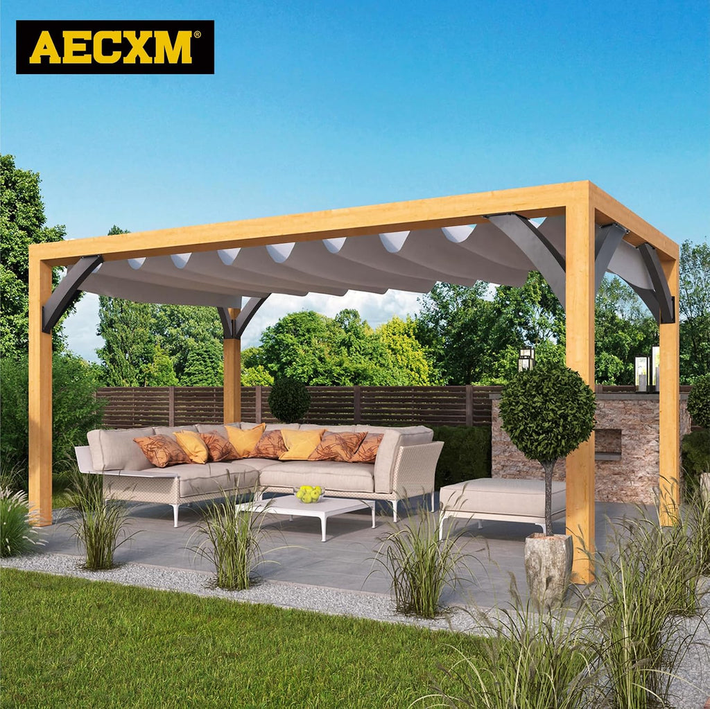 AECXM Heavy Duty 2''x4'' (Actual: 1.5''x3.2'') Arc 45° Angle Support Brackets, for gazebos, Decks, porches, Log Cabins and Other Wood Frame Degree Angle Pergola (4-Bracket)
