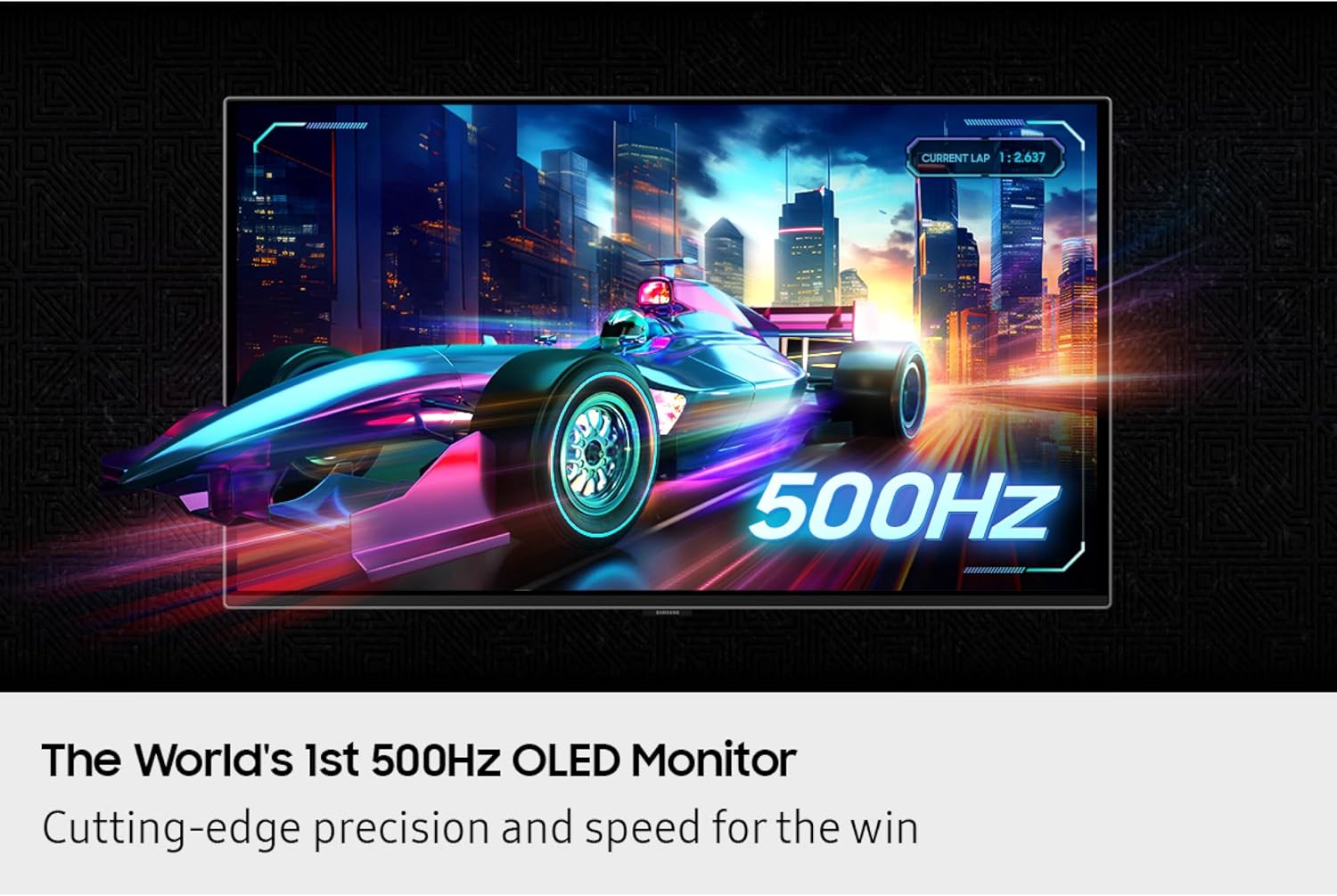 Samsung 27' Odyssey OLED G6 G60SF QHD QD-OLED Gaming Monitor, 500Hz Refresh Rate, 0.03ms (GtG) Response Time, G-Sync Compatible, VESA DisplayHDR TrueBlack 500, LS27FG602SNXZA, 2025, 3 Yr Warranty