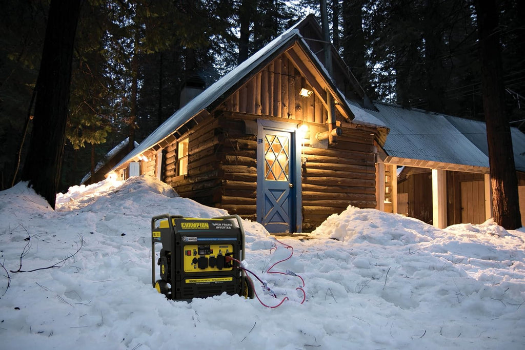 Champion Power Equipment 9000-Watt Electric Start Home Backup Portable Open Frame Inverter Generator with Quiet Technology and CO Shield
