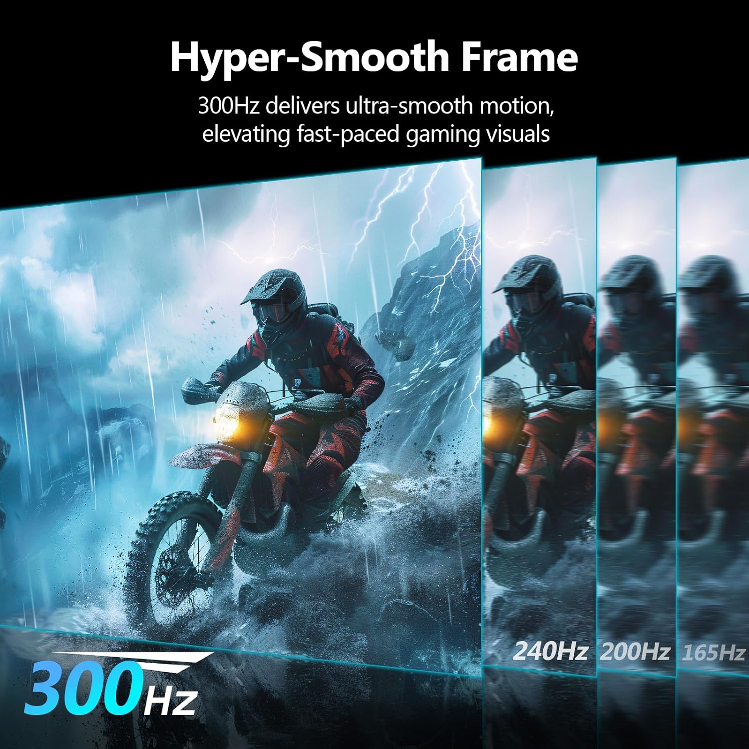Z-Edge 27 inch Curved Gaming Monitor, FHD 1080P 300Hz Curved Monitor 1500R Computer Monitor, MPRT 1ms Monitor, 16.7M Colors, UG27S 2X DP 1.4 Ports and 2X HDMI 2.0 Ports (White)
