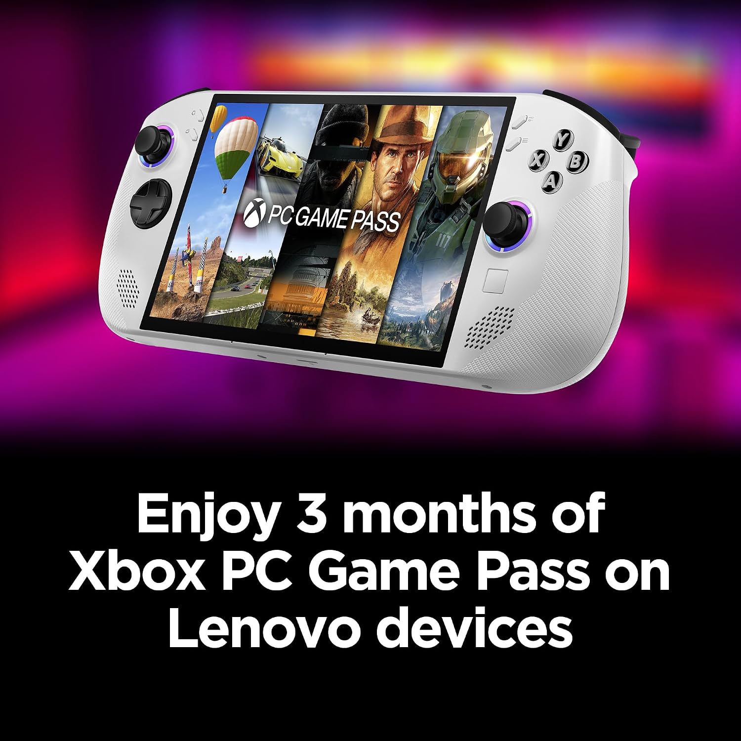 Lenovo Legion Go S - 2025 - Mobile Gaming Console - AMD Radeon graphics - 8' PureSight IPS Display - 120Hz - AMD Ryzen™ Z2 Go - 16GB Memory - 512GB Storage - Glacier White - Free PC Game Pass