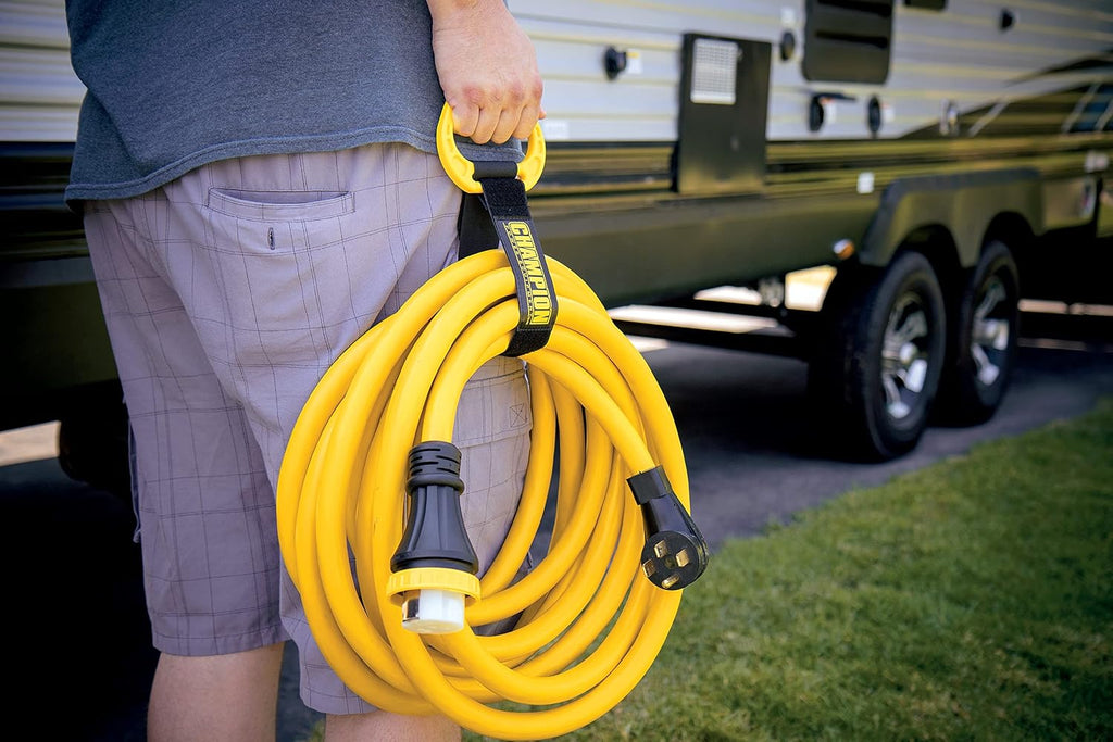 Champion Power Equipment 30-Foot 50-Amp 125/250-Volt RV Generator Power Cord, (14-50P to SS2-50R)