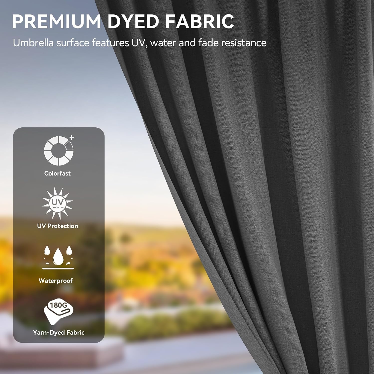 YITAHOME 10X12FT Hard Top Gazebo Aluminum Frame Patios Double Roof Canopy Garden Metal Gazebo Tent Curtains Netting for Patios Backyards Decks Lawns, Gray