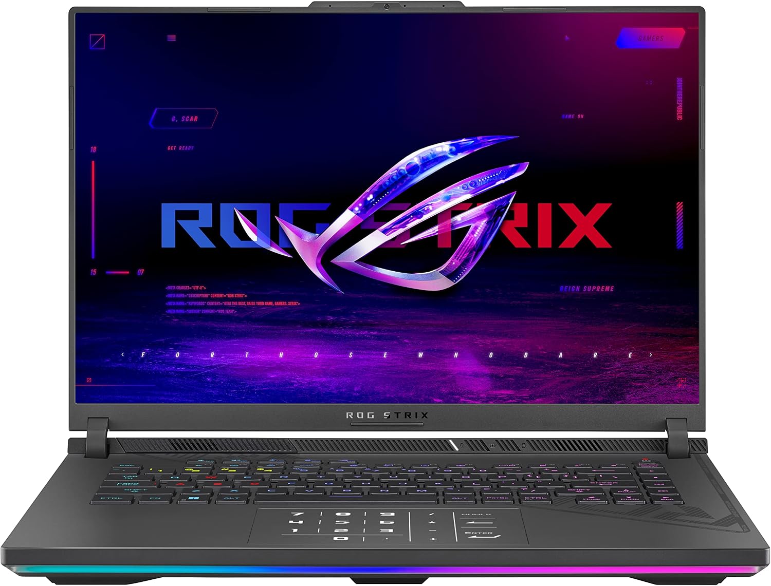 ASUS ROG Strix G16 (2023) Gaming Laptop, 16â€ Nebula Display 16:10 QHD 240Hz, GeForce RTX 4070, Intel Core i9-13980HX, 32GB DDR5, 1TB PCIe SSD, Wi-Fi 6E, Windows 11 Pro, G614JI-XS96,Eclipse Gray