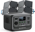 BLUETTI Solar Generator Elite 30 V2 with 60W Solar Panel (Ships Separately), 288Wh LiFePO4 Portable Power Station, 600W AC Outlets (1500W Power Lifting), for Camping, Home Use, Emergency