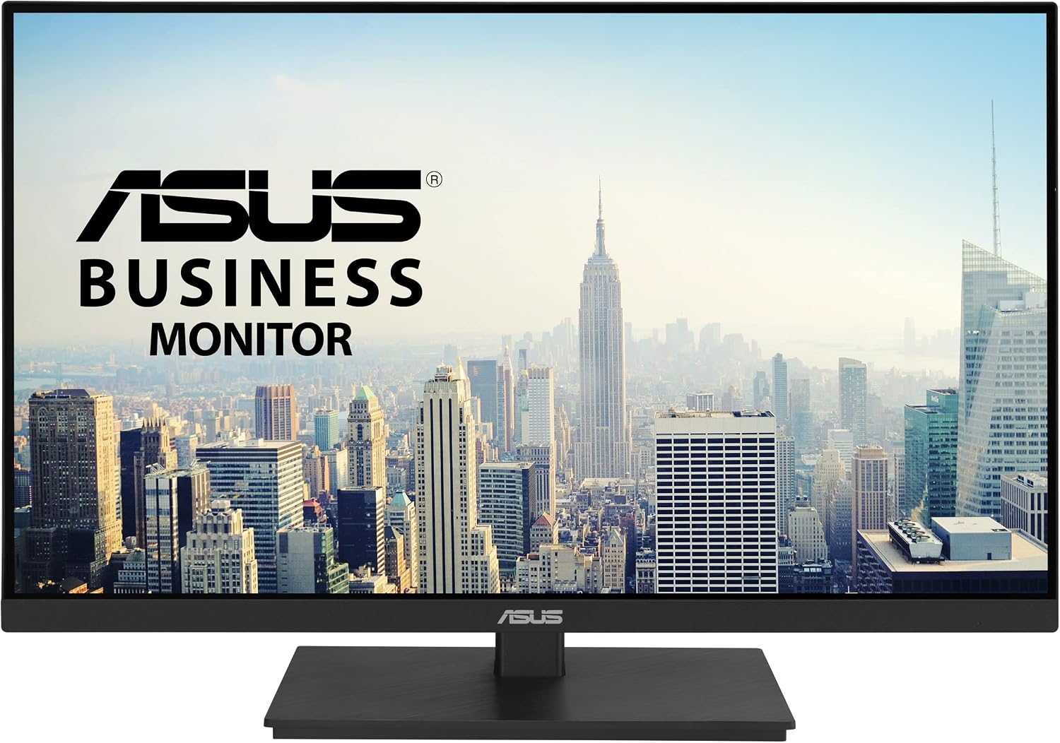 ASUS 27' 1080P Docking Monitor (VA27ECPSN) – Full HD, IPS, 75Hz, Adaptive-Sync, Speakers, Eye Care, Low Blue Light, Flicker Free, RJ45, USB-C, DisplayPort, HDMI, Height Adjustment, VESA Wall Mountable