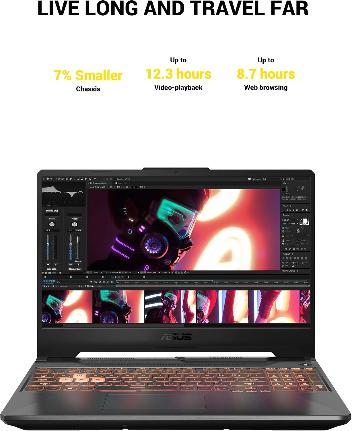 ASUS TUF Gaming A15 Gaming Laptop, 15.6' 144Hz FHD IPS-Type, AMD Ryzen 7 4800H, GeForce GTX 1660 Ti, 16GB DDR4, 512GB PCIe SSD, Gigabit Wi-Fi 5, Windows 10 Home, Metal, TUF506IU-ES74