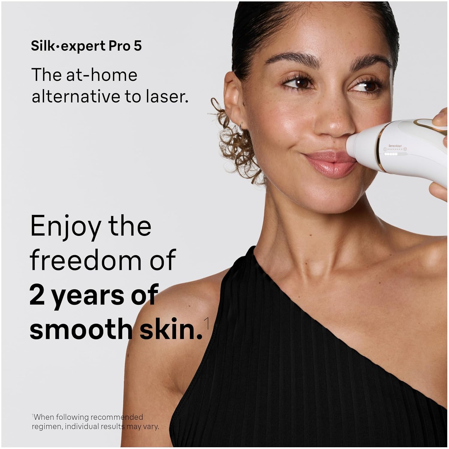 Braun IPL, Silk·Expert Pro 5, IPL Hair Removal for Women and Men, Permanent Laser Hair Reduction At-Home, 1 Head, IPL5100