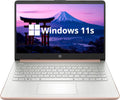 HP Stream 14' HD Laptop, Intel Celeron N4120 Processor, 4GB RAM, 128GB eMMC, Intel UHD Graphics, 720p Webcam, WiFi, HDMI, Windows 11 S, Rose Gold (Renewed)