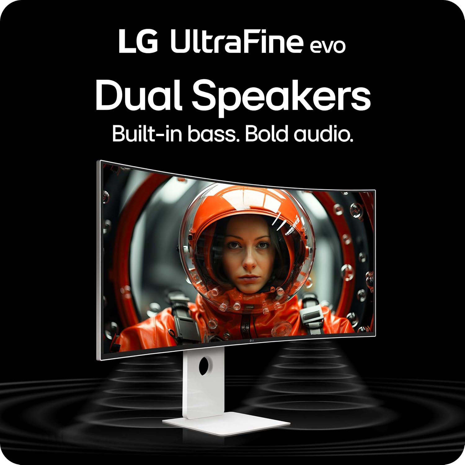 LG 40U990A-W 40-inch Ultrafine evo 5K2K WUHD (5120 x 2160) Nano IPS Curved Monitor, Thunderbolt 5, DisplayHDR 600, Built-in Speaker, 120Hz, HDMI 2.1, DP 2.1, USB C, Tilt/Height/Swivel Stand, White