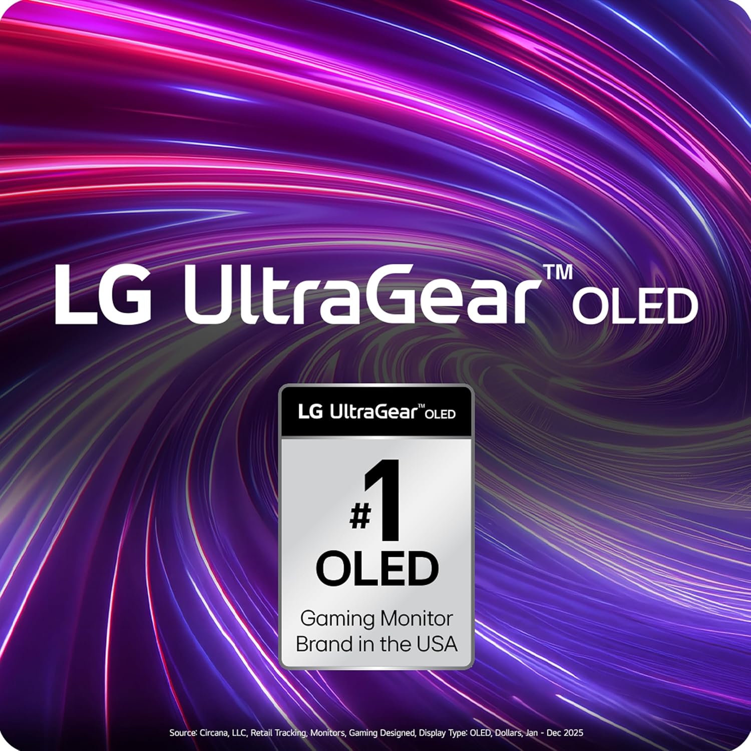 LG 27GX790A-B 27-inch Ultragear OLED Gaming Monitor QHD 1440p 480Hz, 0.03ms, DisplayPort 2.1, True Black 400, NVIDIA G-Sync, AMD FreeSync Premium Pro, HDMI, USB, Tilt/Height/Swivel/Pivot Stand, Black
