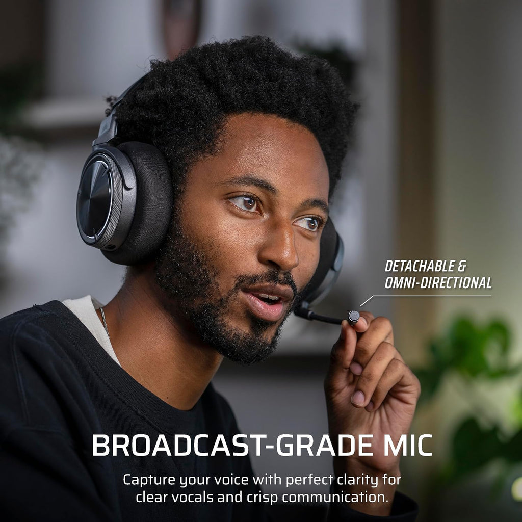 Corsair Virtuoso MAX Wireless Officially Licensed Xbox Series X|S Gaming Headset – Dolby Atmos, Active Noise Cancelling, 2.4GHz Wireless & Bluetooth, Game/Chat Audio Controls, PC – Carbon