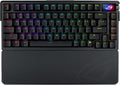 ASUS ROG Azoth Extreme Wireless Mechanical Gaming Keyboard – 75% TKL, ROG NX Storm Clicky Switches, PBT Keycaps, Aluminum Chassis, Carbon Fiber, Gasket Mount, Color OLED Screen, PC/Mac Support - Black