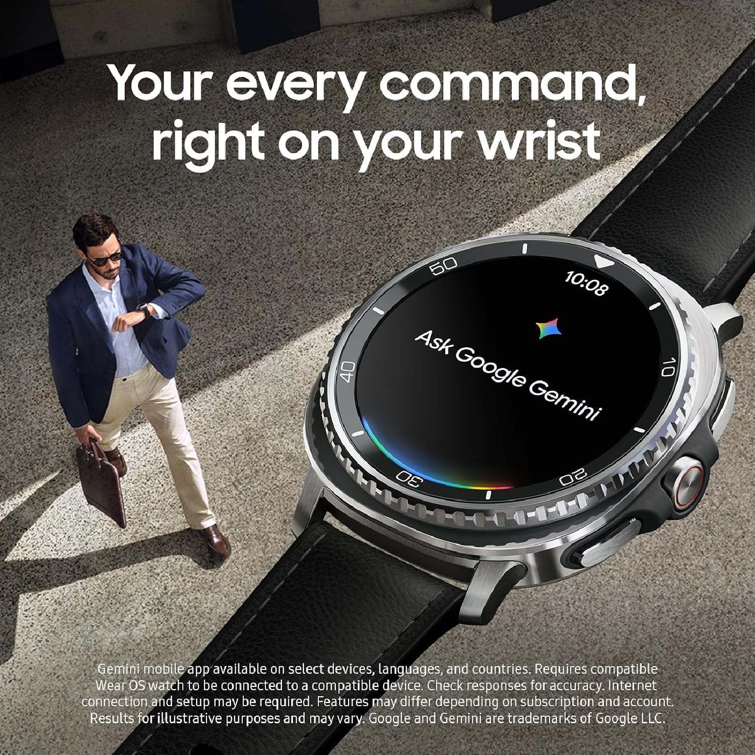 Samsung Galaxy Watch 8 Classic (2025) 46mm Bluetooth Smartwatch, Cushion Design, Rotating Bezel, Quick Button, Sleep Coaching, Running Coach, Energy Score, White [US Version, 2 Yr Warranty]
