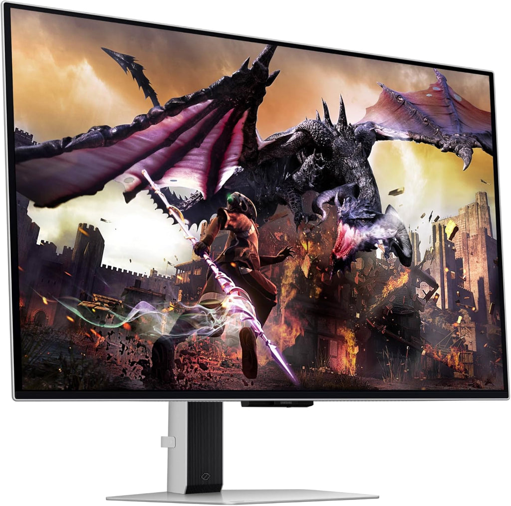 Samsung 32' Odyssey OLED G8 (G80SD) Series 4K UHD Smart Gaming Monitor w QD-OLED, 240Hz 0.03ms, G-Sync Compatible, Glare-Free Display, Sleek Metal Design, LS32DG800SNXZA, 3 Yr Warranty